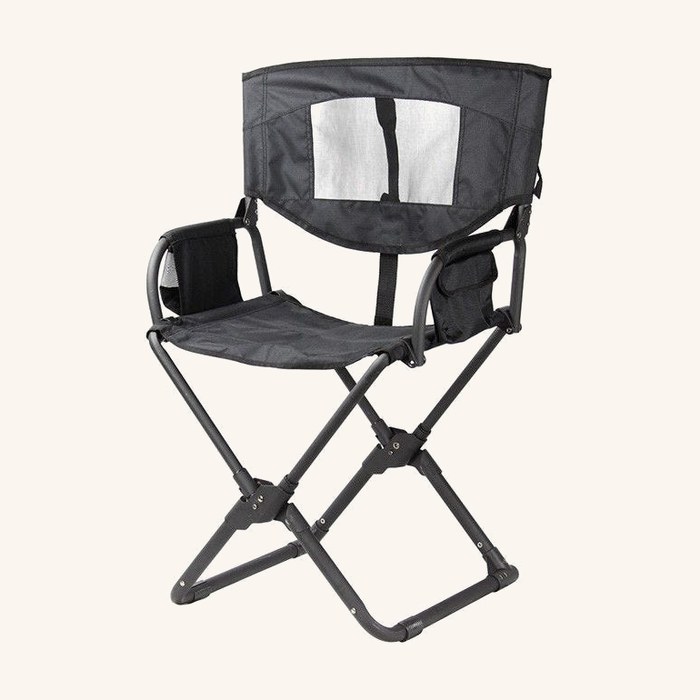Campingstuhl Front Runner Expander mit Armlehnen, Becherhalter und Seitentasche, aufgebaut